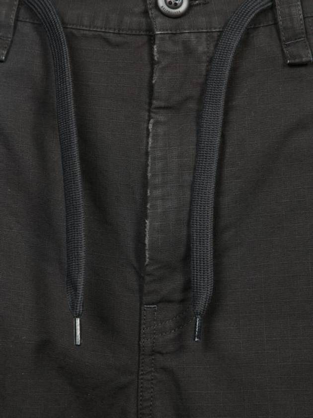 Luxury Balenciaga Trending 2026 Cropped Cargo Straight Pants Black