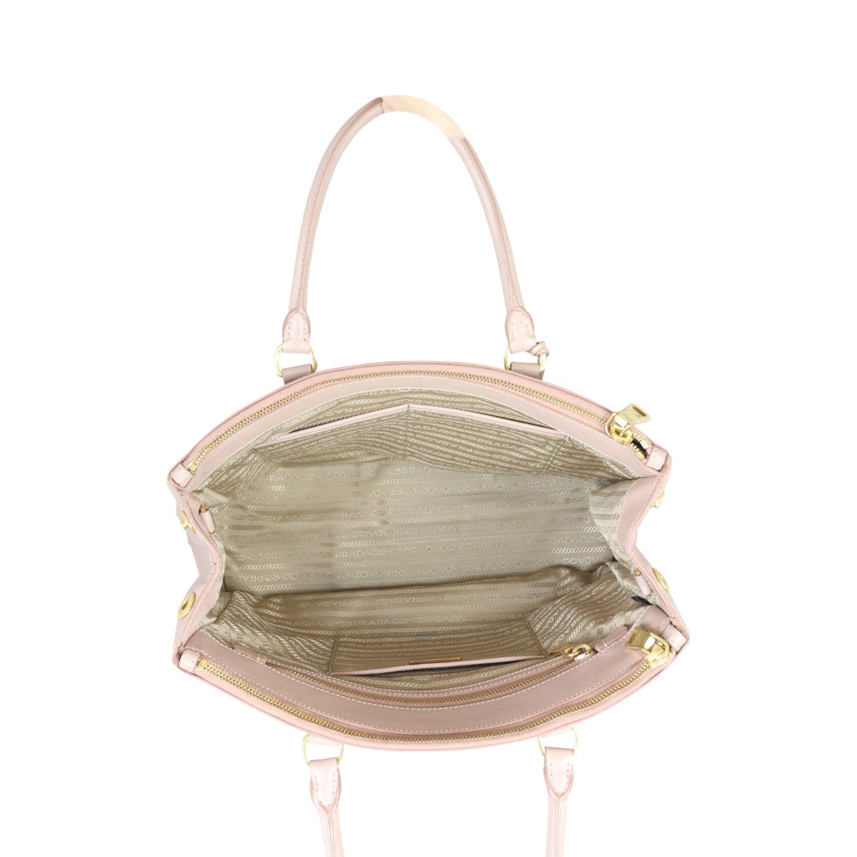 Prada Saffiano Lux Galleria Double Zip Tote Medium