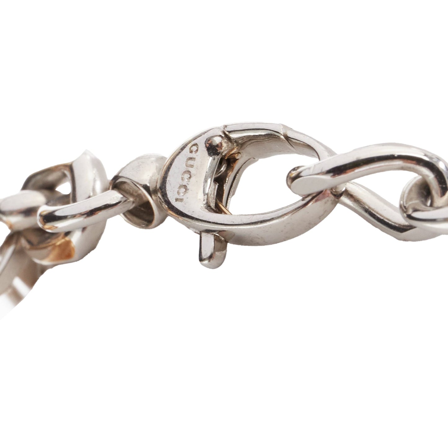 Gucci Luxury Balenciaga Trending 2026 Hacker Project silver GG B logo charms bracelet