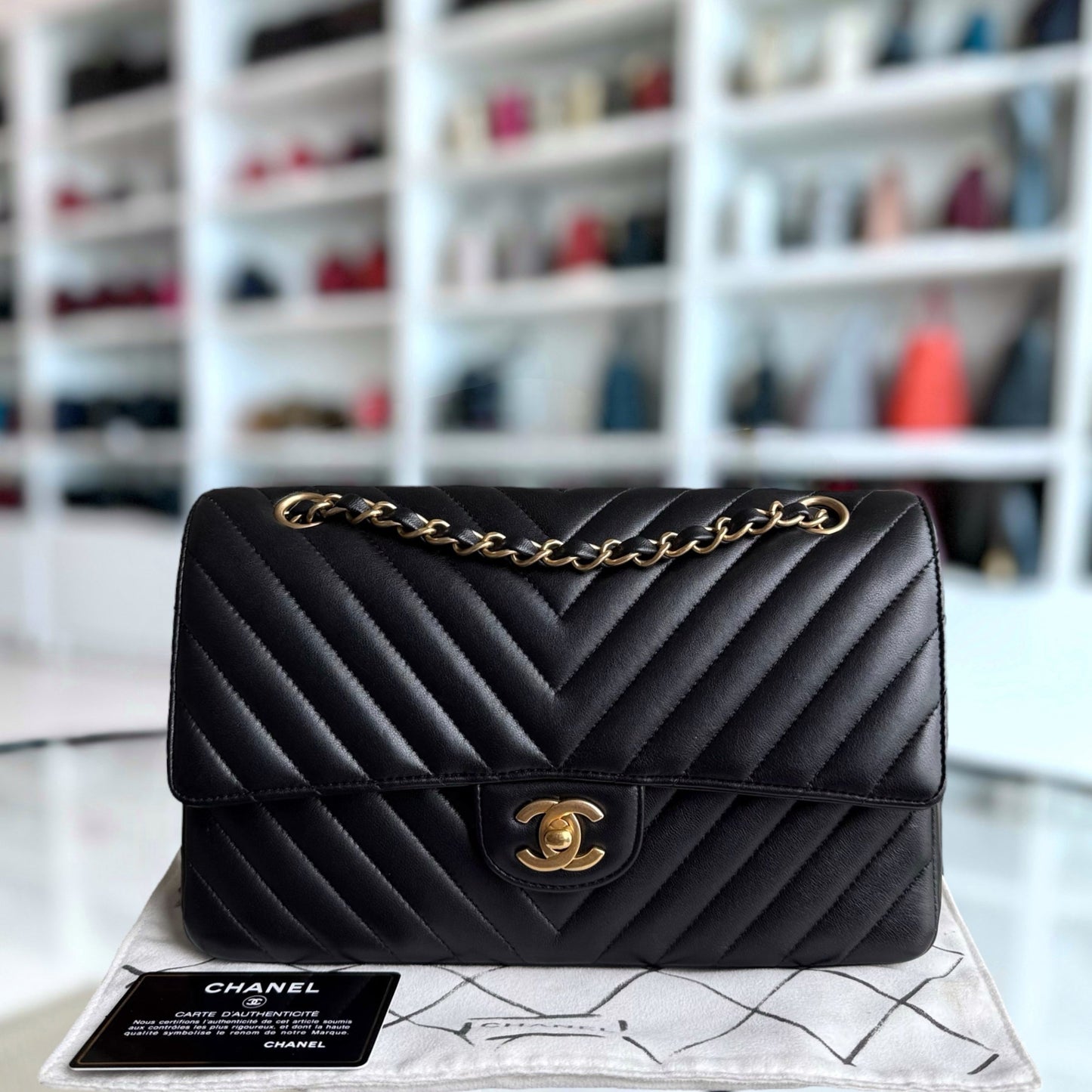 Chanel Classic Flap Medium Shoulder Bag - EworeBags