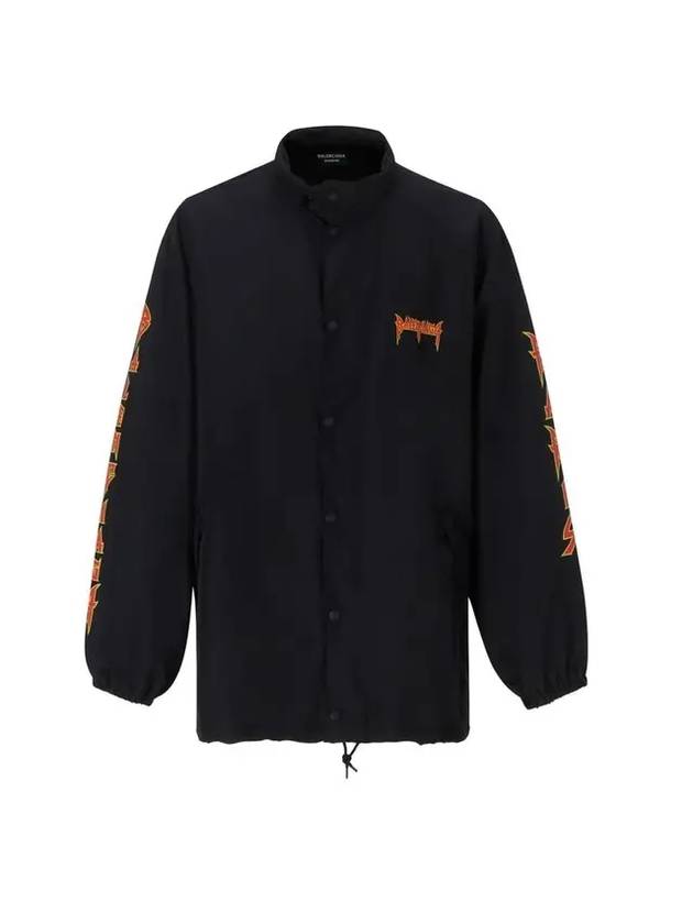 Luxury Balenciaga Trending 2026 Artwork Print Windbreak Black