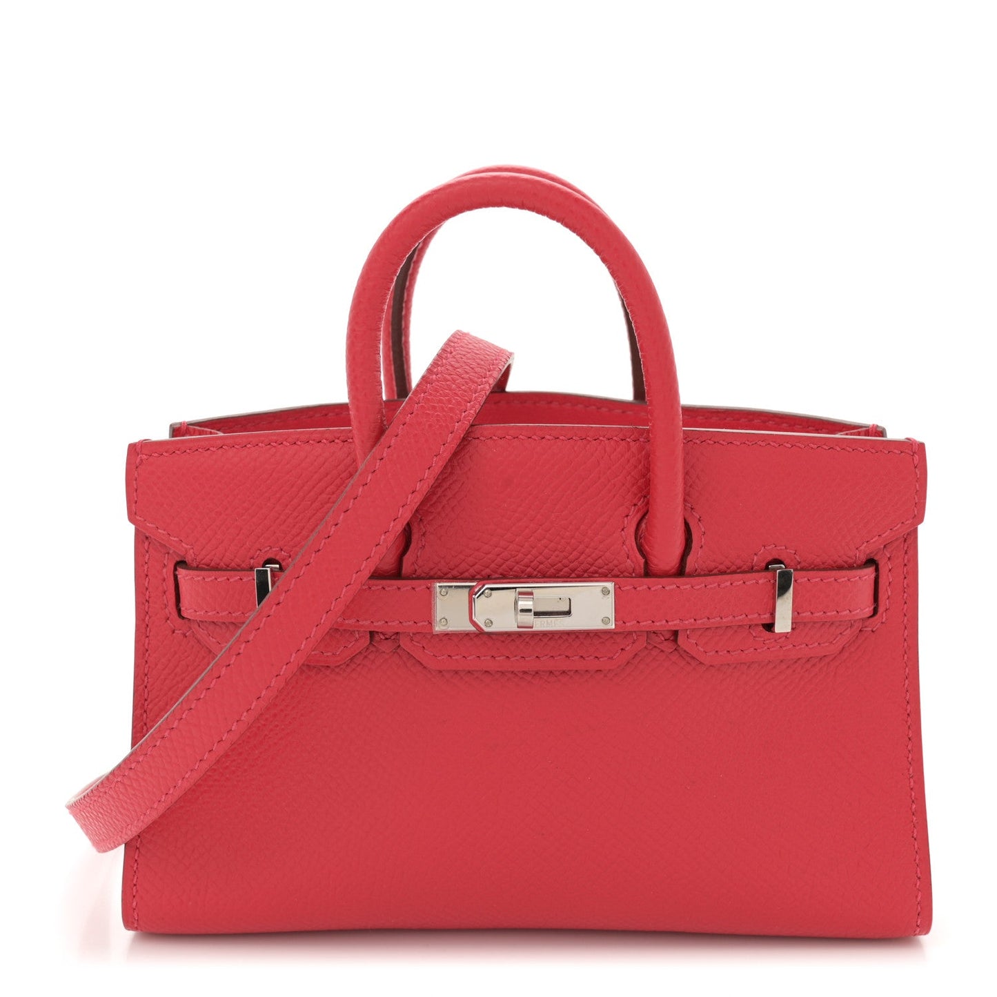 Hermes Epsom Micro Birkin 15 Bougainvillea