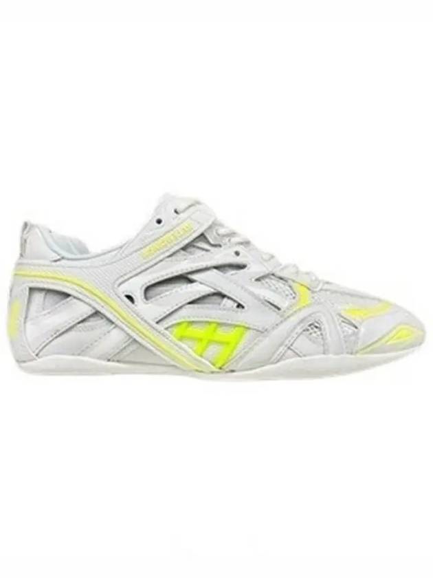 Luxury Balenciaga Trending 2026 Drive Low Top Sneakers Fluo Yellow White
