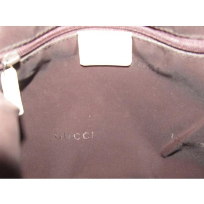 Gucci Shoulder Supple Style Cream Leather Hobo Bag