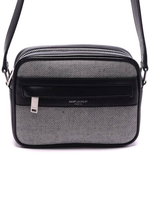 Luxury Saint Laurent Trending 2025 Camp Camera Cross Bag Black