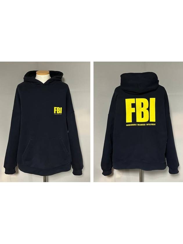 Luxury Balenciaga Trending 2026 FBI Tiger Logo Reversible Hoodie 110