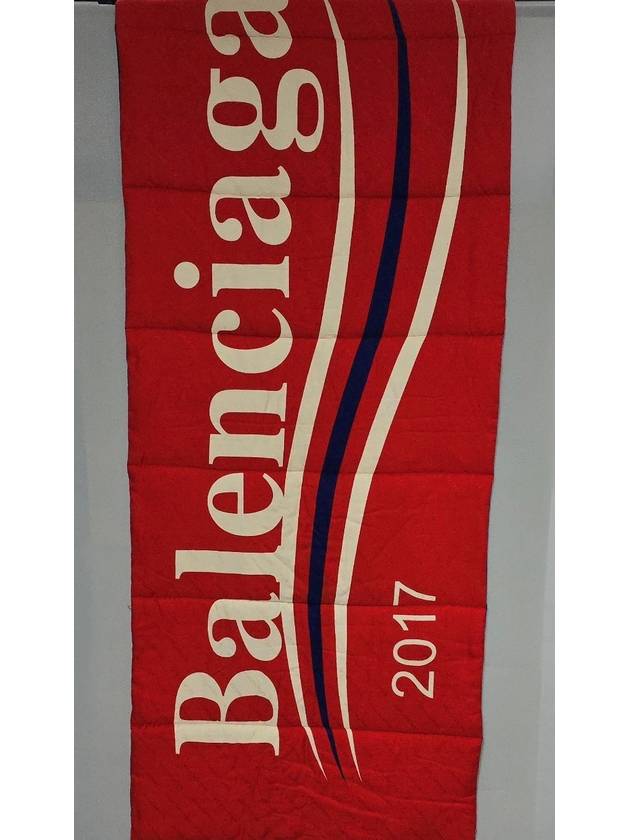 Luxury Balenciaga Trending 2026 Wave logo muffler