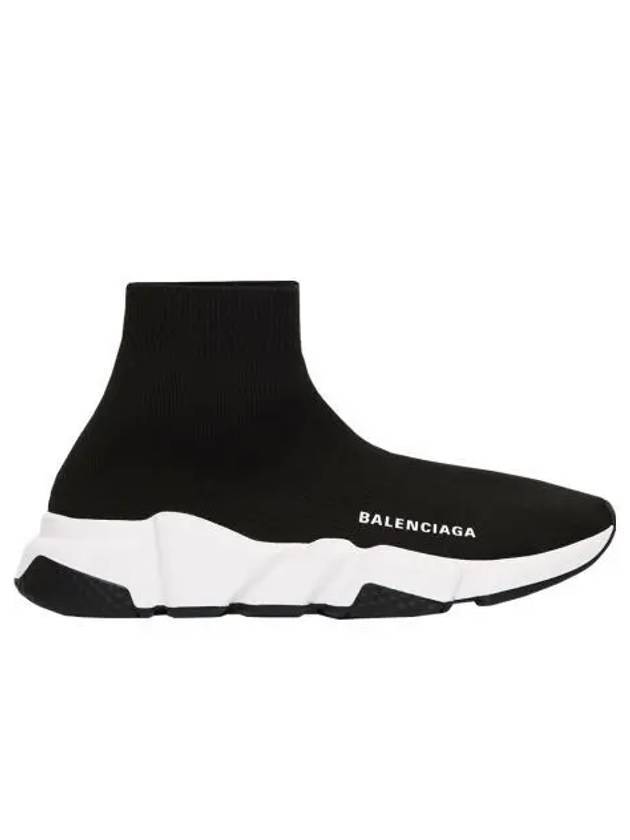 Luxury Balenciaga Trending 2026 Speed Trainer  High Top Sneakers Black White