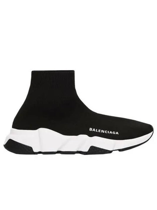Luxury Balenciaga Trending 2026 Speed Trainer  High Top Sneakers Black White