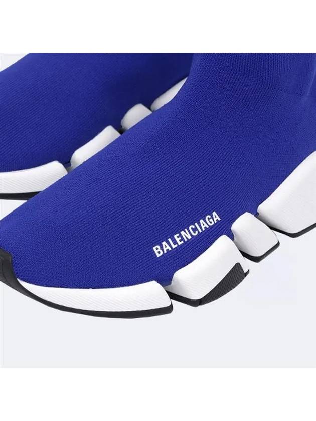 Luxury Balenciaga Trending 2026 Speed 2.0 High Top Sneakers Blue