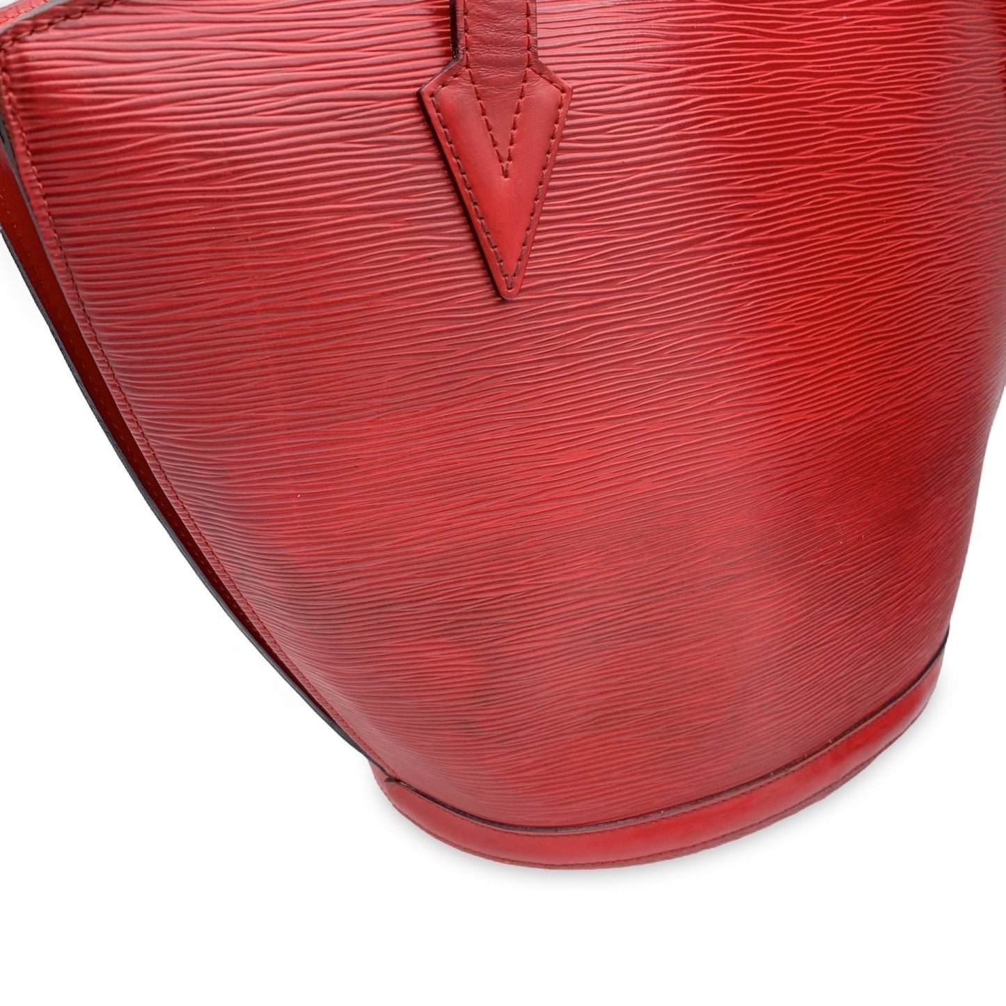 LOUIS VUITTON Red Epi Leather Saint Jacques Gm Tote Bag