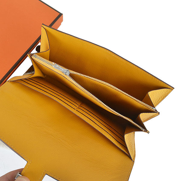 Luxury Hermes Wallet H6023 Wallet Yellow