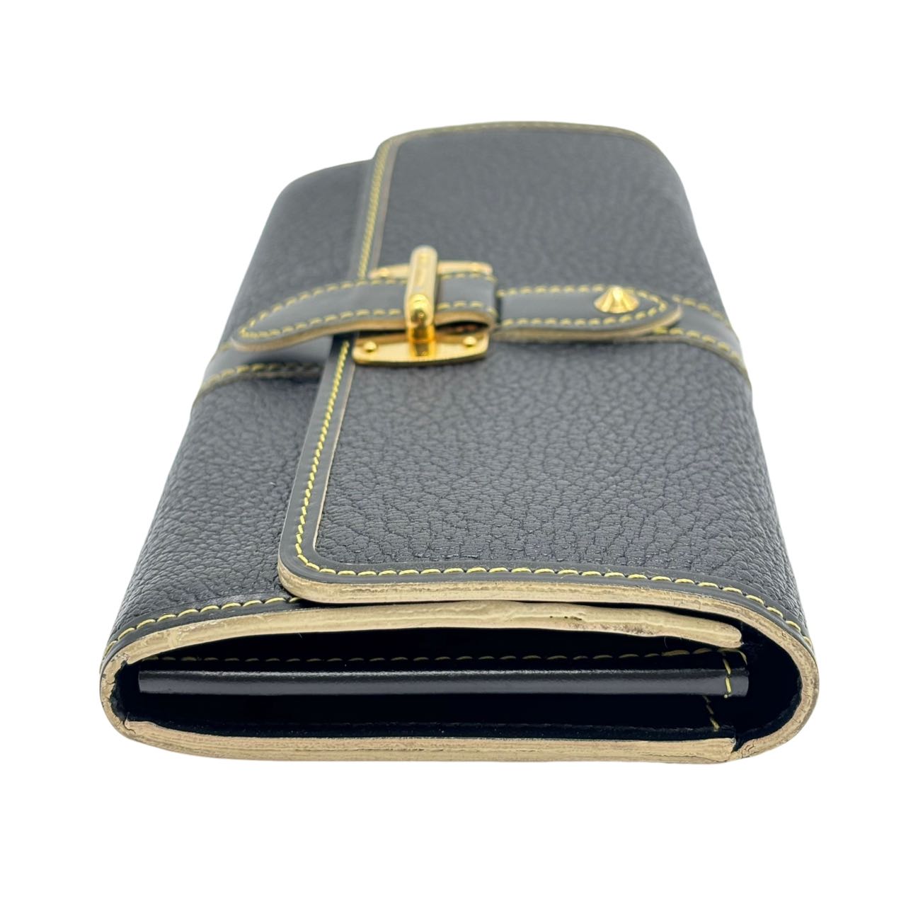 LOUIS VUITTON <br> Suhali Portefeuille Favori Noir
