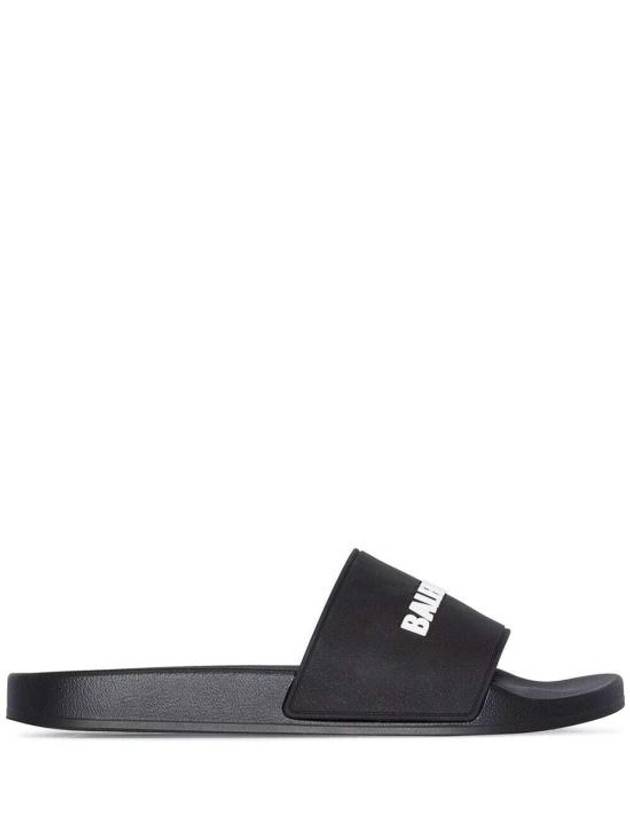 Luxury Balenciaga Trending 2026 Men's Logo Full Slippers Black