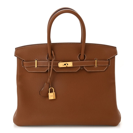 Hermes Togo Birkin 35 Gold