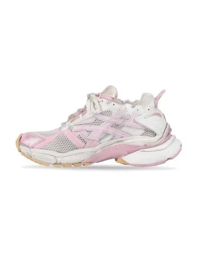 Luxury Balenciaga Trending 2026 Effect Mesh Runner Low Top Sneakers White Pink
