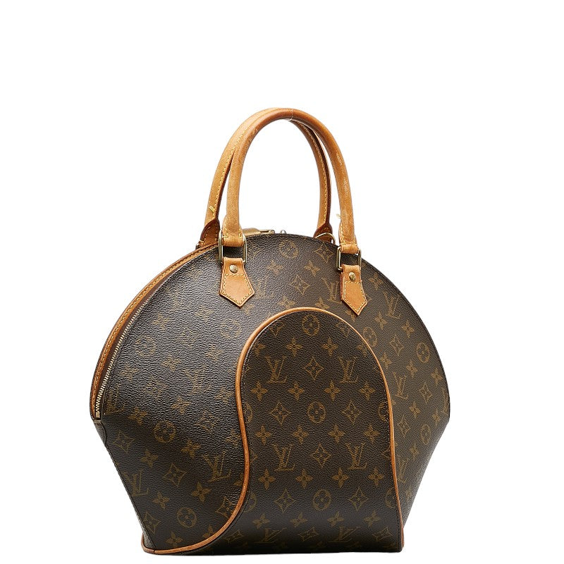 Louis Vuitton Monogram Ellipse MM Handbag M51126 Brown PVC Leather Louis Vuitton