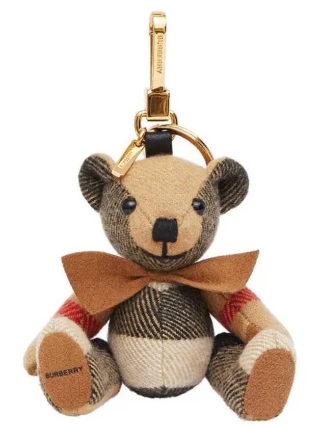 Luxury Burberry Bow Tie Thomas Bear Charm Archive Beige