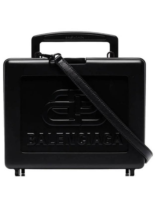 Luxury Balenciaga Trending 2026 BB Logo Top Handle Tote Bag Black