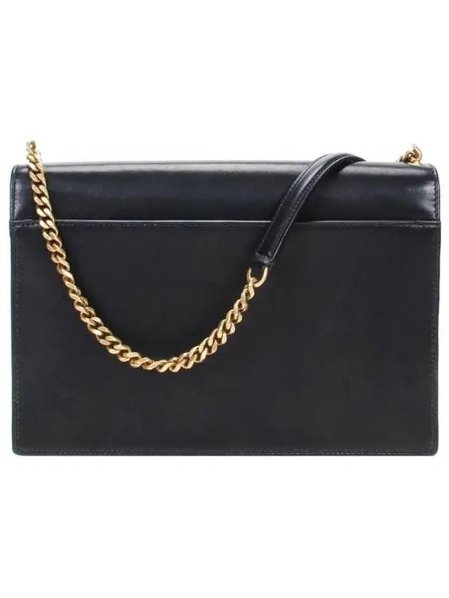 Luxury Saint Laurent Trending 2025 Women's Monogram Gabi Quilted Chain Shoulder Bag Black