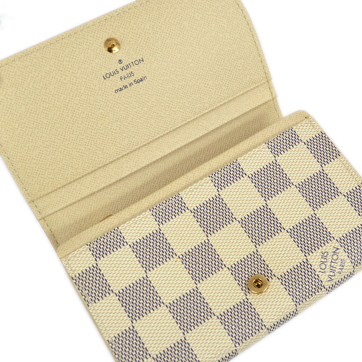 Louis Vuitton Damier Azur Portefeuille Tresol Purse Wallet N61744