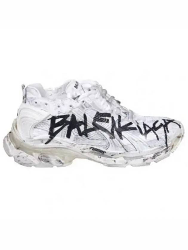 Luxury Balenciaga Trending 2026 Runner Graffiti Low Top Sneakers White