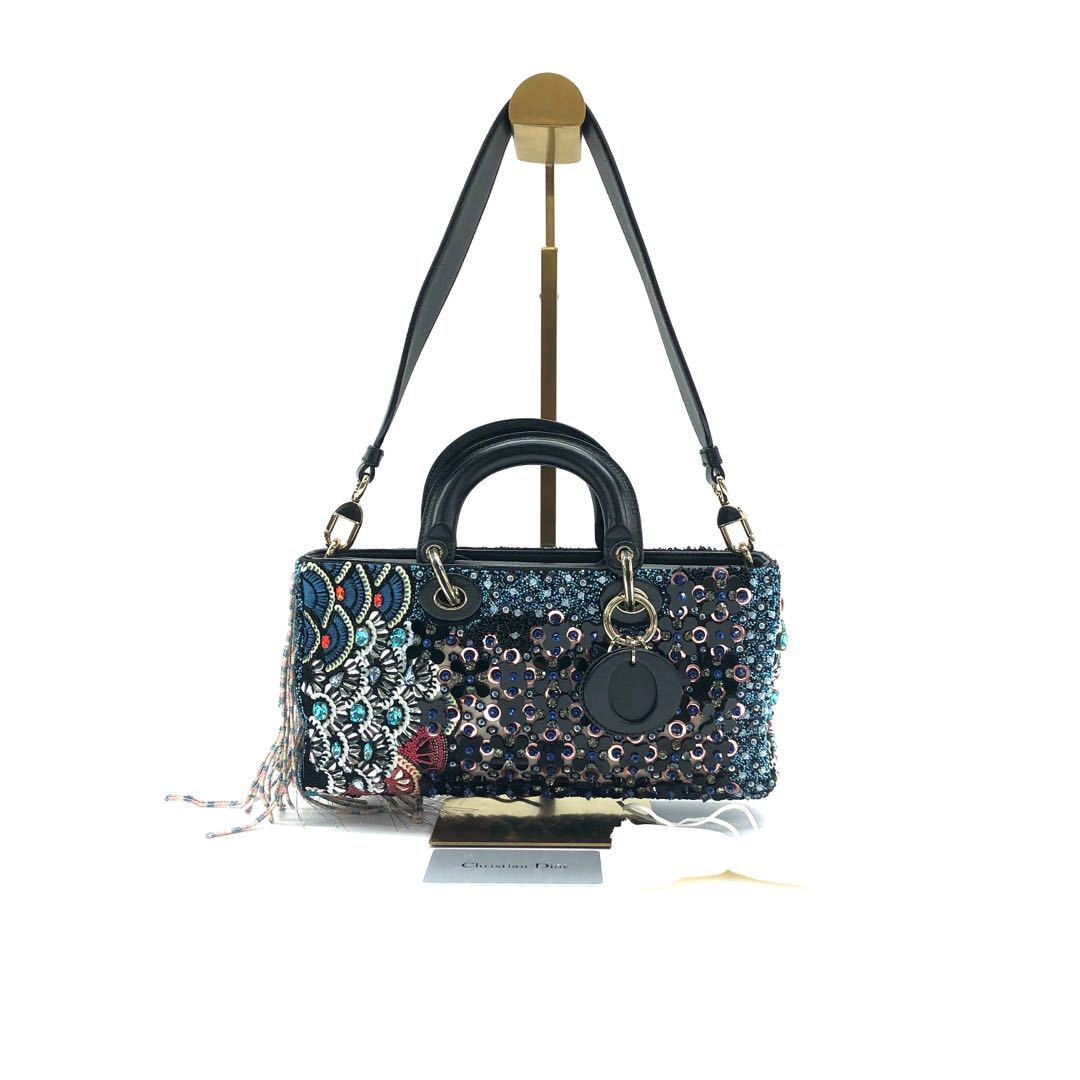 Dior Lady Dior Sequin Shoulder Bag Limited