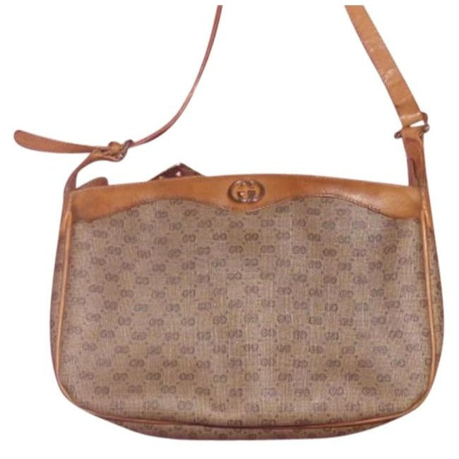 Gucci Leather Canvas Crossbody