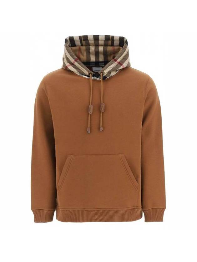 Luxury Burberry Vintage Check Hoodie Birch Brown