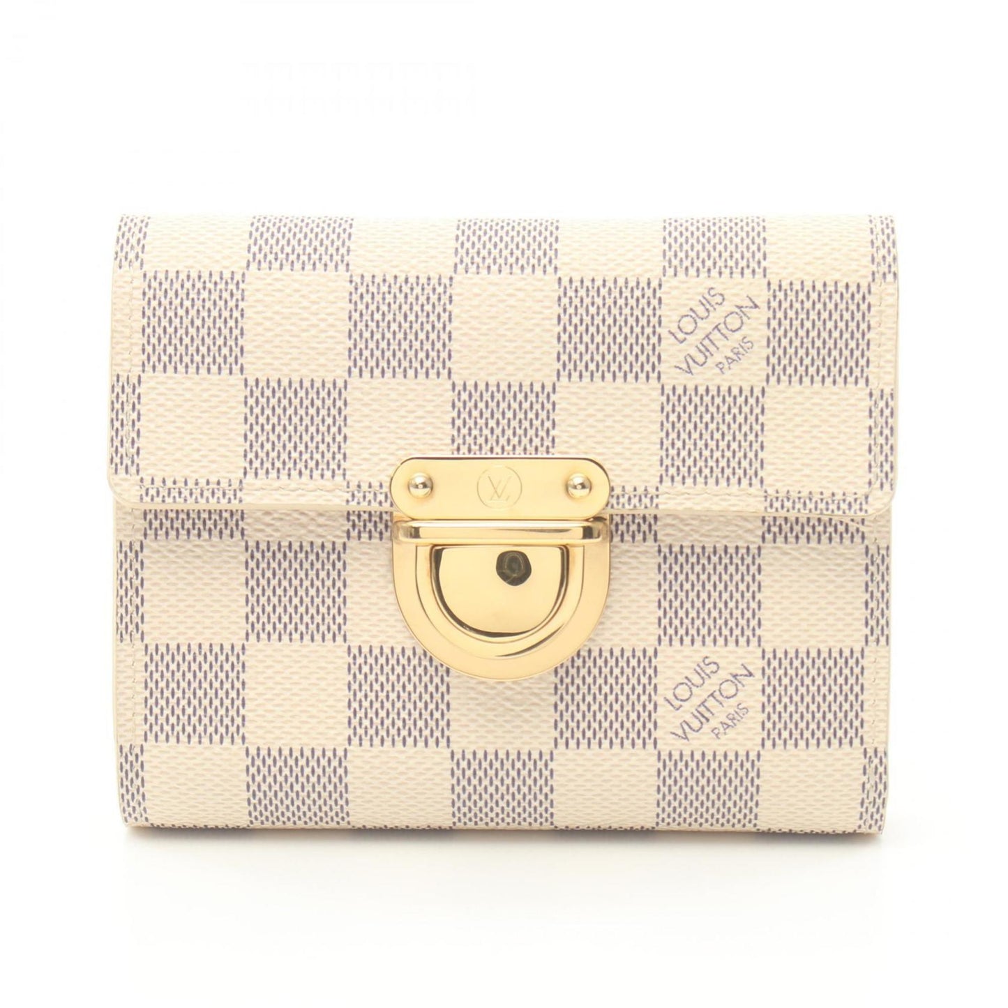 Louis Vuitton Damier Azur  Coated Canvas Wallet (Tri-Fold)