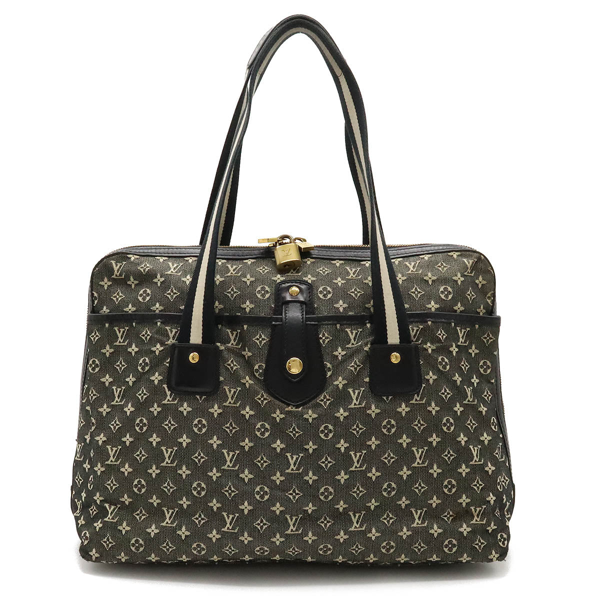 Louis Vuitton Louis Vuitton Monograms Mini Cabaret Tortoise Semi-Shellder Black M92495