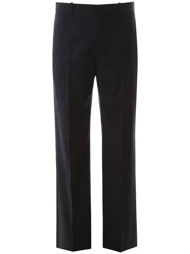 Luxury Balenciaga Trending 2026 Checked Straight Pants Navy