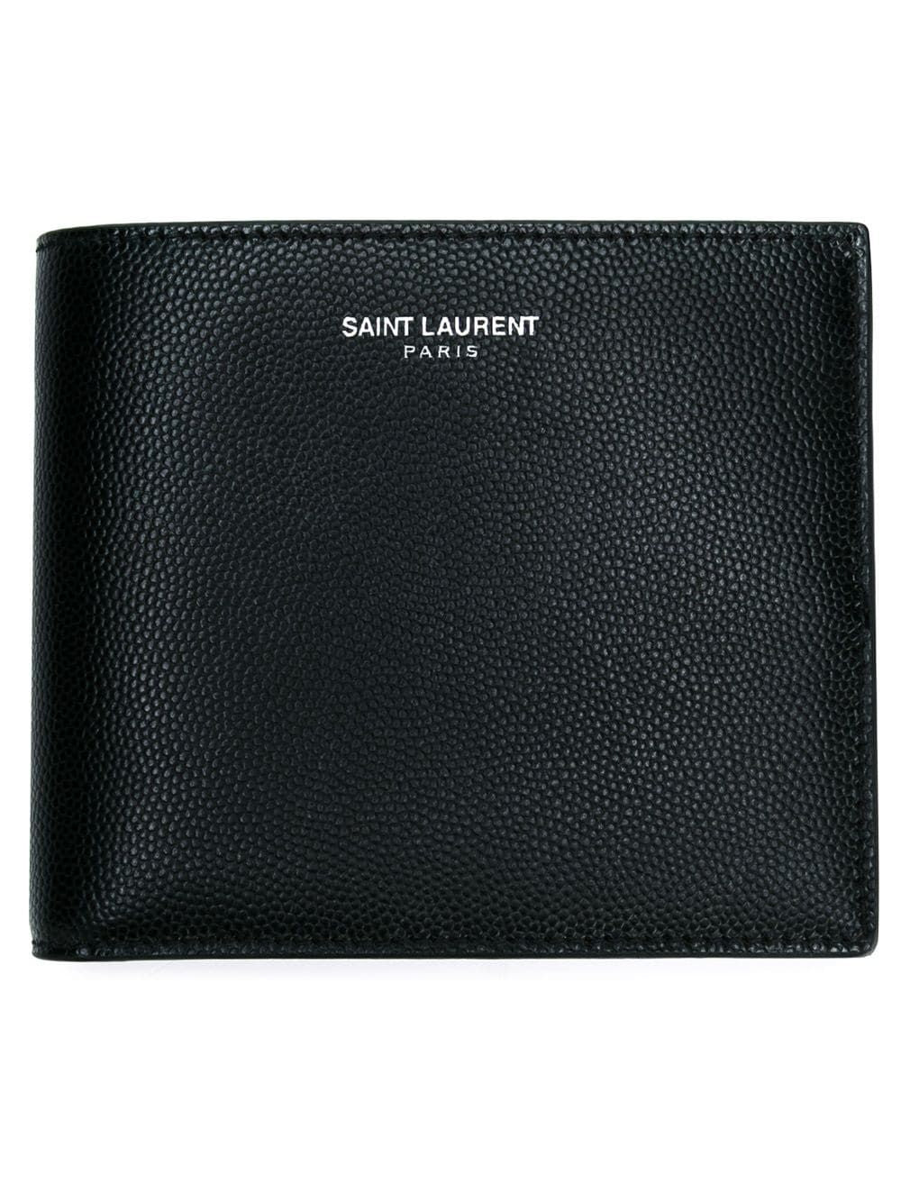 Luxury Saint Laurent Trending 2025 Men's Logo Wallet in Black | Size UNICA | 396303BTY0N