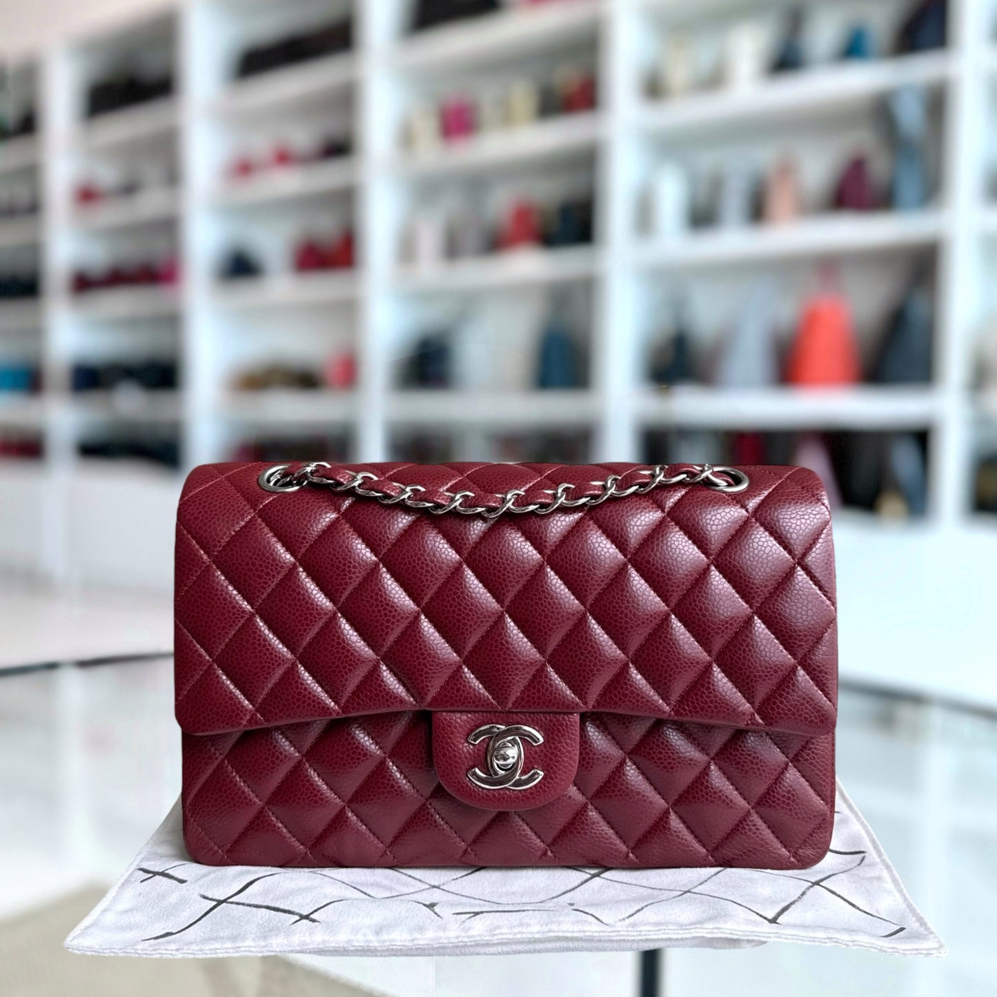 Chanel Classic Flap Medium Shoulder Bag - EworeBags