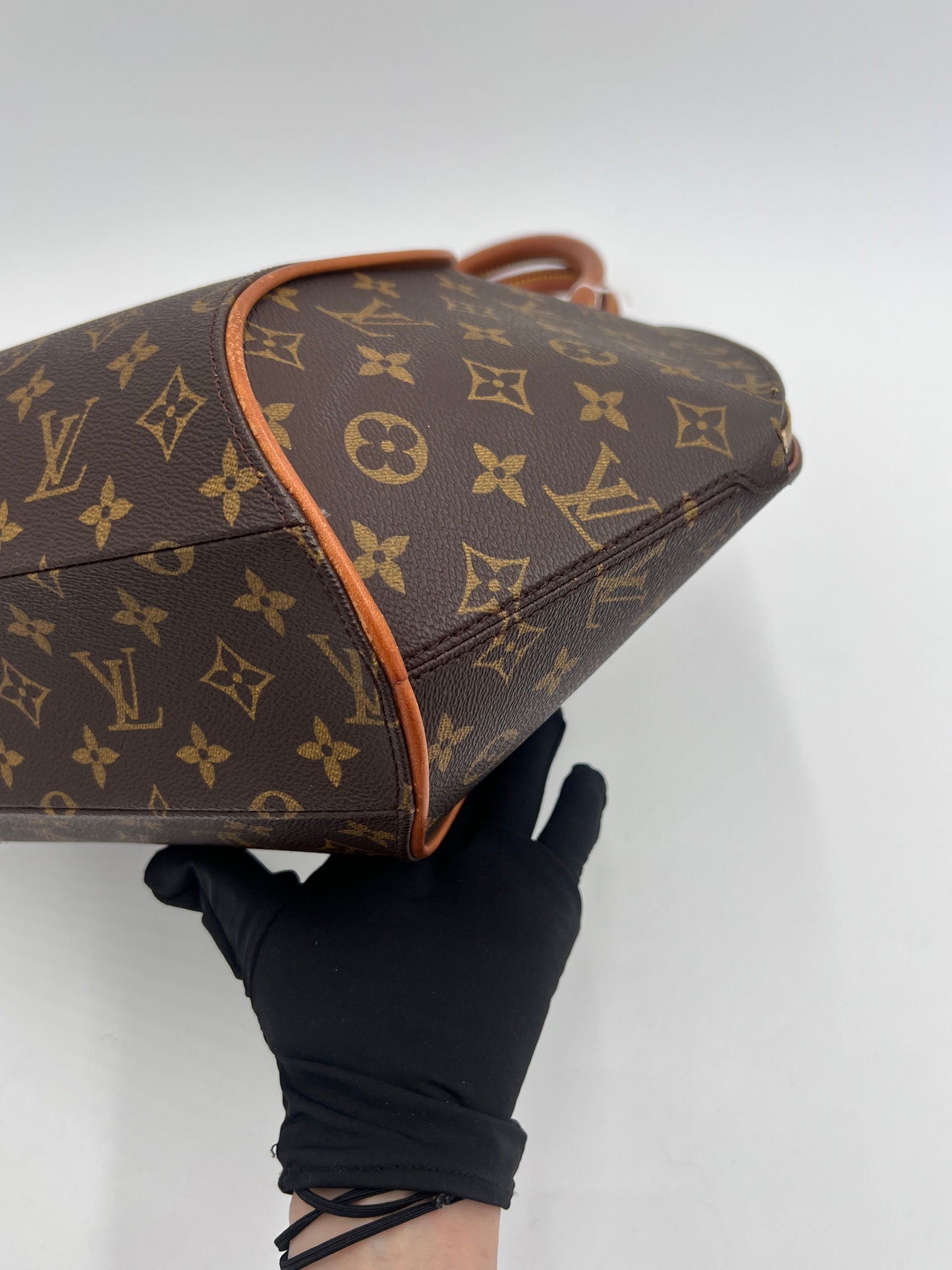 Louis Vuitton Monogram Ellipse Handbag Brown AG472O
