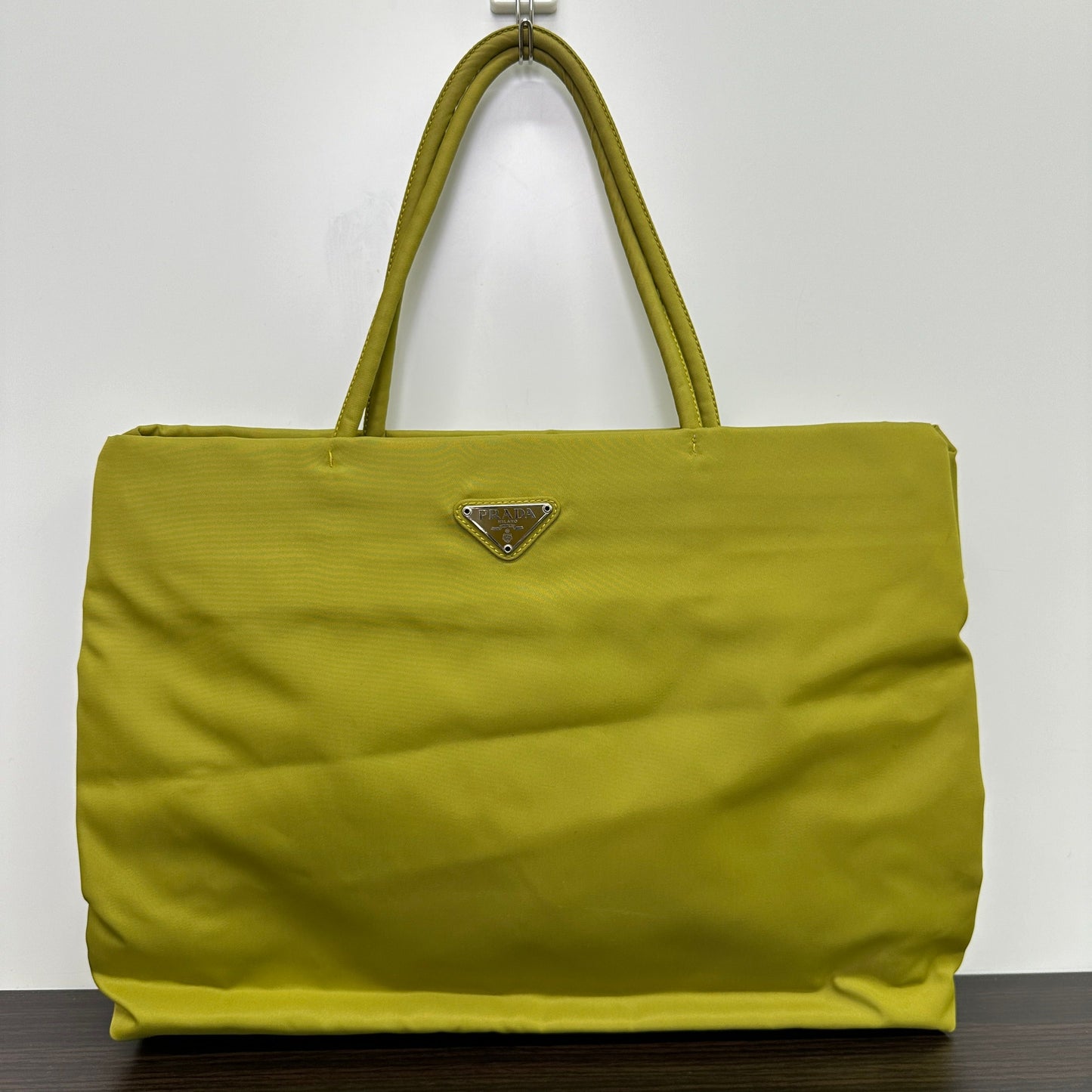 Prada | Bags | Prada Hand Bag Nylon Orange Gold LB123205