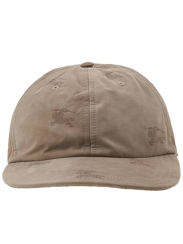 Luxury Burberry EKD Technical Cotton Base Ball Cap Beige