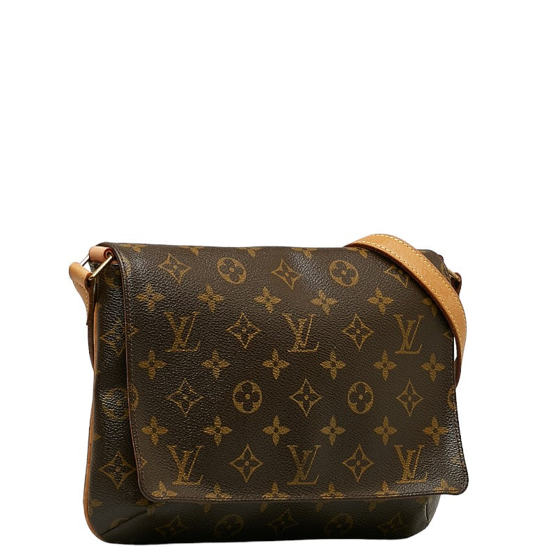 Louis Vuitton Monogram Muset Tango Long Shoulder Bag M51388 Brown PVC Leather Louis Vuitton