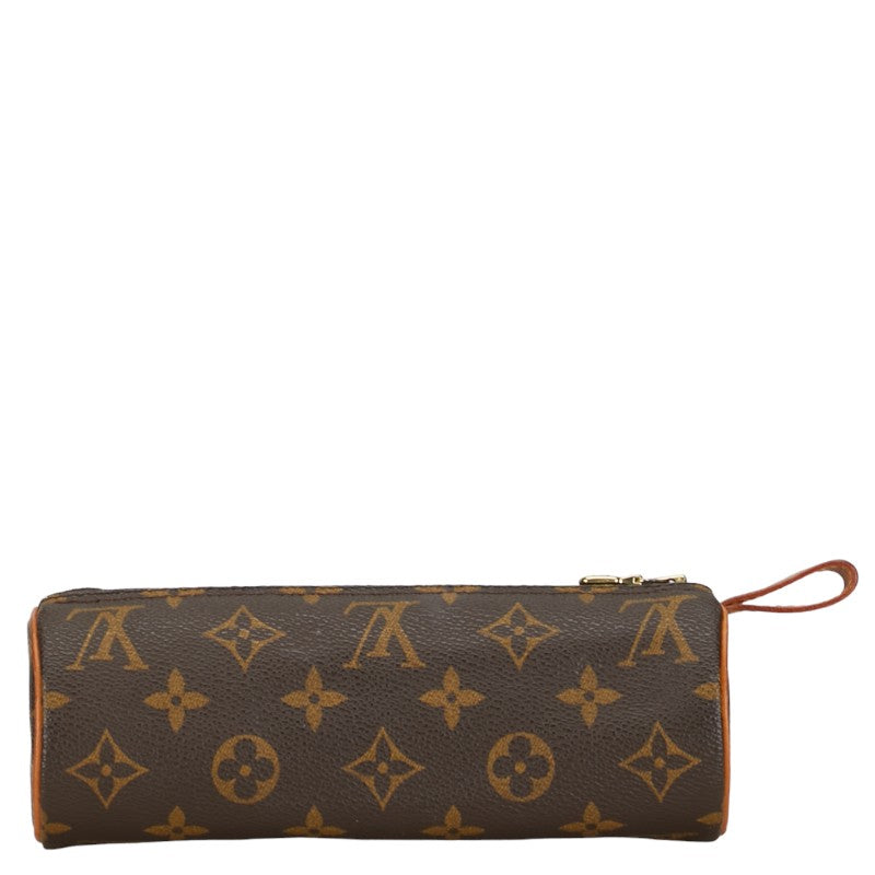 Louis Vuitton Monogram Tours Long Porterait Pencase M47630 Brown PVC Leather Louis Vuitton