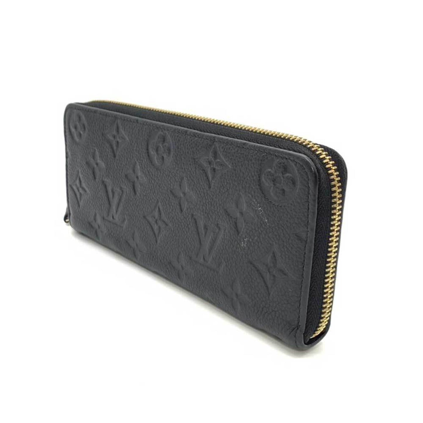 Louis Vuitton Monogram Empreinte Noir Monogram Empreinte Long Wallet (Bi-Fold)