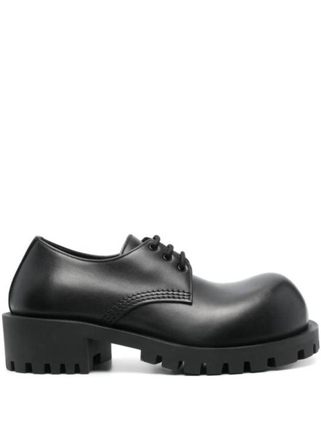 Luxury Balenciaga Trending 2026 Hummer Leather Derby Black