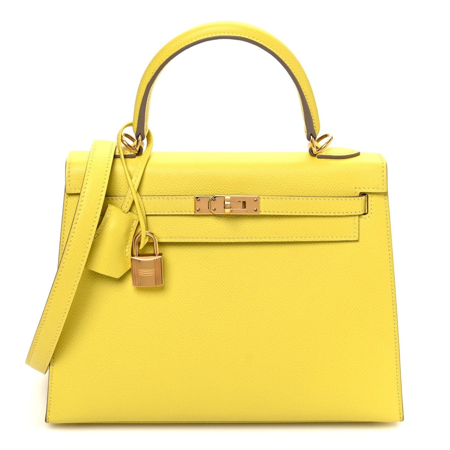 Hermes Epsom Kelly Sellier 25 Lime