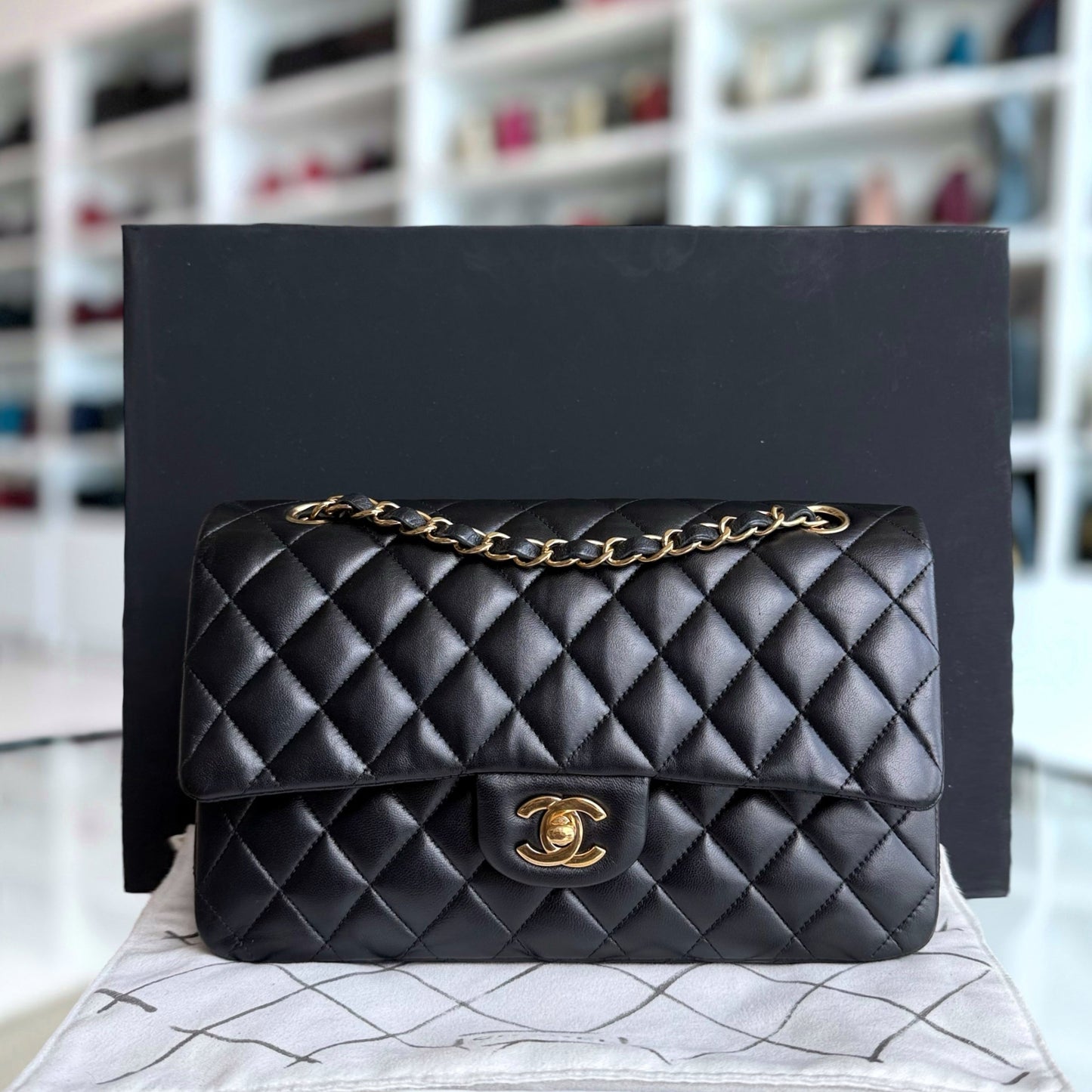 Chanel Classic Flap Medium Shoulder Bag - EworeBags