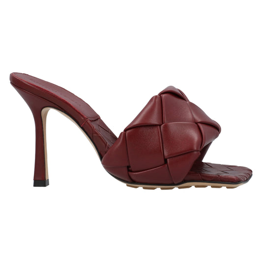 Luxury Bottega Veneta Lido Mule red