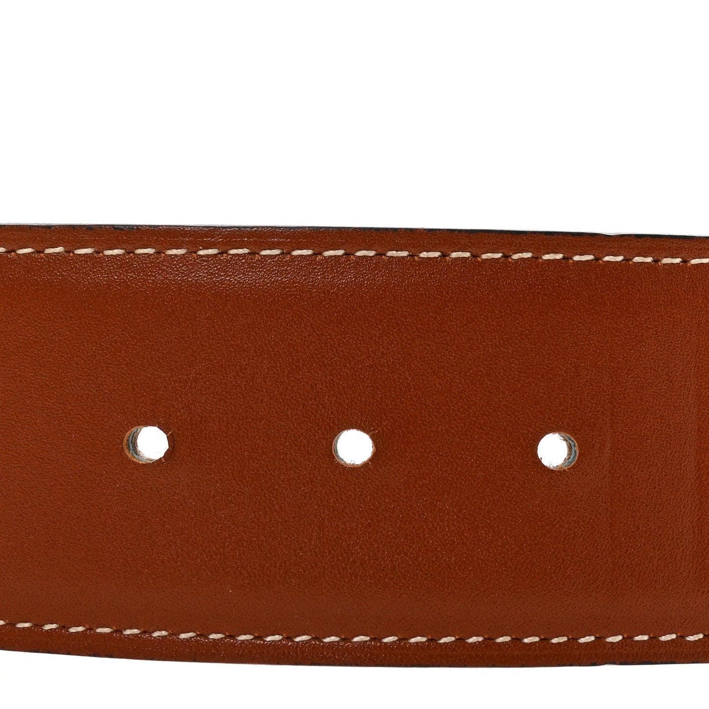 Hermes Box Epsom 38mm Belt Strap 95 38 Brique Sesame