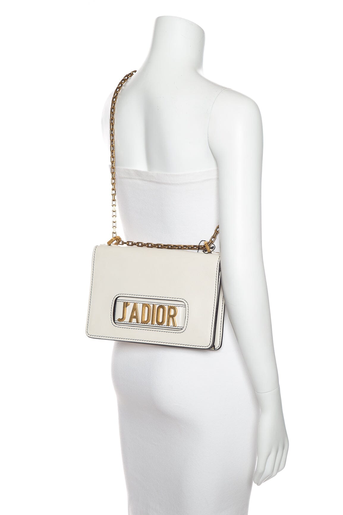 Dior Cream Gold "J'adior"  Flap Bag