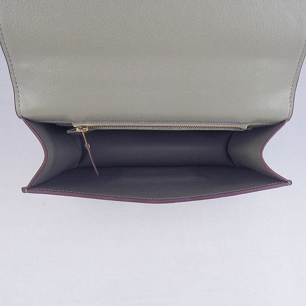 Luxury Hermes Constance Cowskin Leather Bag H017 Khaki golden