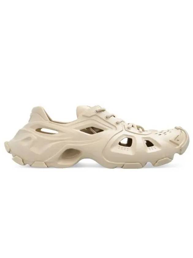 Luxury Balenciaga Trending 2026 HD Rubber Sole Cut-Out Low Top Sneakers Beige