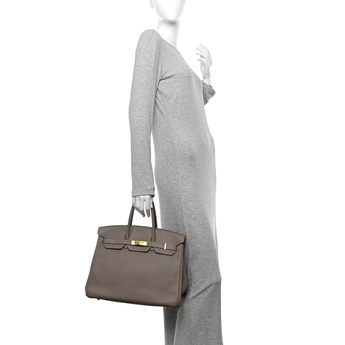 Hermes Togo Birkin 35 Gris Tourterelle