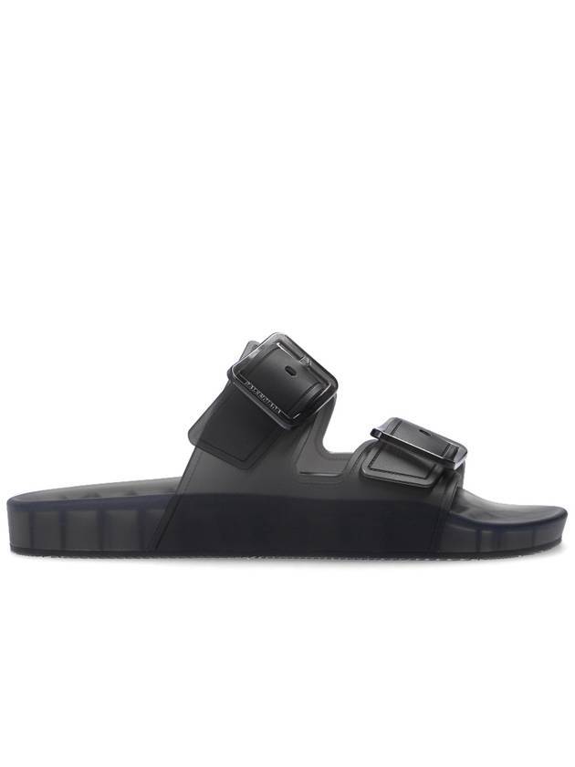 Luxury Balenciaga Trending 2026 Mallorca Strappy Leather Slippers Black